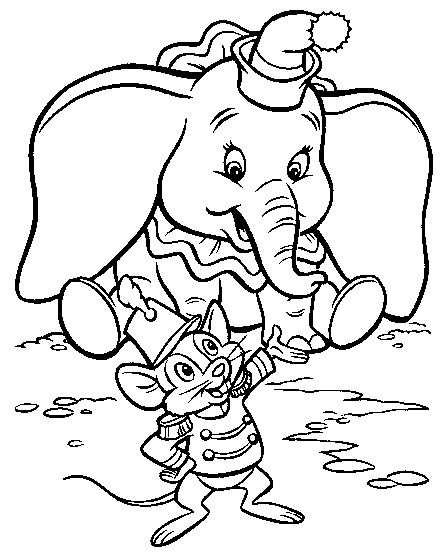 Coloriage Dumbo